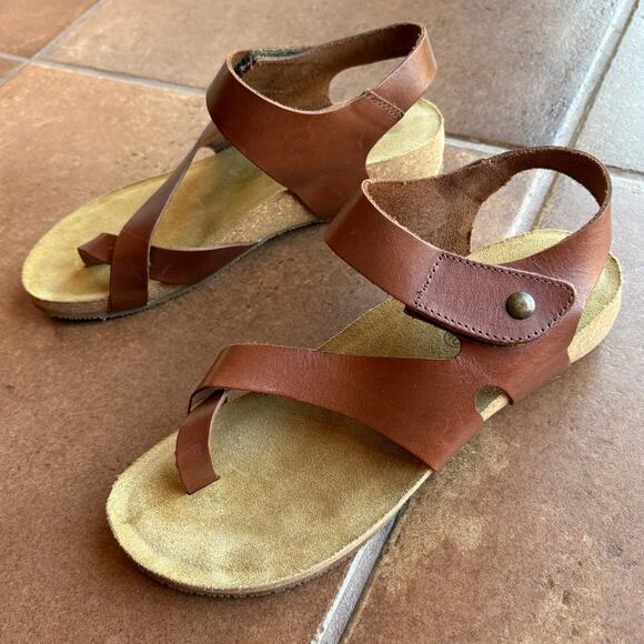 Eric Michael Leather Strappy Comfort Sandals with Cork Soles  EU 40 US 9 - 9.5 - Picture 11 of 11
